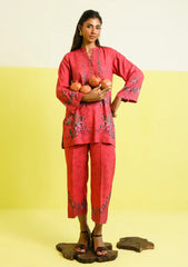 Winter - Sahar - Elara - Printed Fall - 2 Pcs - AW1-25-29 - Rosewater Bloom