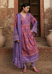Lawn - Kahf Premium - Aangan Chiffon Prints 26 - KPS#03B - ZARMEENA