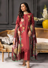 Winter Collection - Rang Rasiya - Carnation Khaddar Shawl - Amala - D#03
