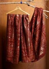 Pashmina Zari Jamawar Shawl D#220 - Maroon