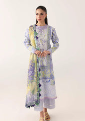 Lawn - Roheenaz - Rosette Unstitched 26 - RUNSS25#64B - BLUSH MEADOW