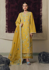 Lawn - Afrozeh - Daybreak - Printed Kari 26 - FWU#0019 - SUNHAZE