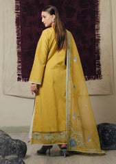 Lawn - Afrozeh - Daybreak - Printed Kari 26 - FWU#0019 - SUNHAZE