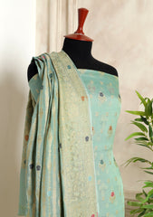 Formals - Fancy Closet - 2 pcs Suit - Chiffon Jamawar D#01 L Zink