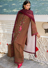 Winter Collection - Jugnu by Hussain Rehar - Autumn Winter - Hazel