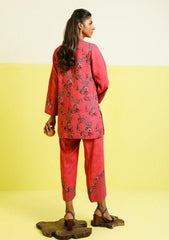 Winter - Sahar - Elara - Printed Fall - 2 Pcs - AW1-25-29 - Rosewater Bloom