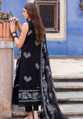 Lawn - Marjjan - Seraya - Embroidered 25 - MBL#22-A - BLACK
