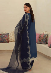 Lawn - Marwat Textiles - Gulmina - Unstitched 25 - D#04 - Blue Orchid