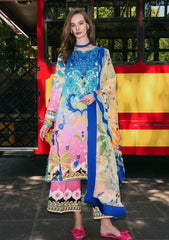 Lawn - Mushq - Hemline - La Dolce - Prints Vol-2 - HUN25#6A - NIGHT TERRACE