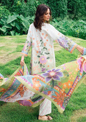 Lawn - Roheenaz - Garden Veil - Printed 25 - RGV#04-B - Melon Muse