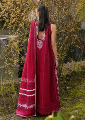 Lawn - Crimson - Flow Unstitched 26 - CFD#5A - A HANDMADE TALE