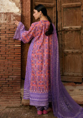 Lawn - Kahf Premium - Aangan Chiffon Prints 26 - KPS#03B - ZARMEENA