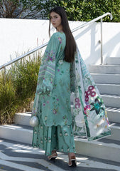 Lawn - Elaf Premium - Santorini Prints 26 - EPN#07A - TEAL ME