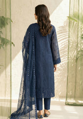 Formals - Riwaj - Fancy Bamber Chiffon - 2 Pcs Suit - CBD#02 - Navy Blue