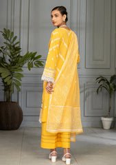 Lawn - Azam Arts - Saffron Premium 25 - D#1704