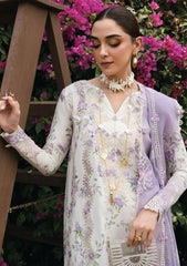 Lawn - Crimson - Tasawar - CT25#5B - LAVENDER FALL