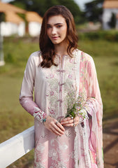 Lawn - Mushq - Solace 26 - Ombre Chikankari - MUNSS#209 - Dew Drift