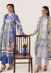 Lawn - Roheenaz - Rosette Unstitched 26 - RUNSS25#64B - BLUSH MEADOW