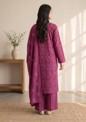 Winter - Rubaaiyat - Pashmina Embroidered 26 - D#09 - Pink