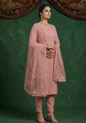 Formals - Riwaj - Fancy Net - 2 Pcs Suit - CND#04 - T Pink