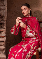 Lawn - Saira Shakira - Breeze - Unstitched 26 - SBL#6A - Rose