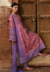 Lawn - Kahf Premium - Aangan Chiffon Prints 26 - KPS#03B - ZARMEENA