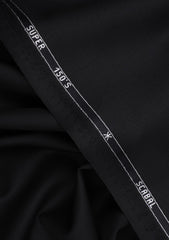 Scabal Super 150's Superior Wool 240 Gr Suiting - Black