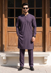 Elite Men Toyobo Wash & Wear Fabric - Purple