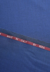 Reda Super 150's Wool Fabric - R Blue