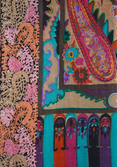 Pashmina Ari Work Shawl D - 163 - MULTI