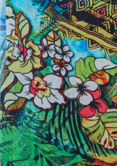 Digital Printed Wool Shawl D - 02 - Multi