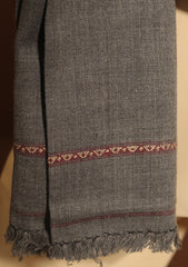 Men Shawls - Wool Shawls - D#218 - M Grey
