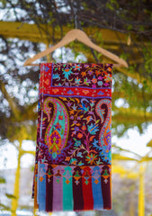 Pure Pashmina Kaani Jamawar Shawl D - 103 - D Maroon