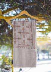 Wool Ari Work Shawl D - 13B - Skin