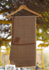 Pashmina Emboridered Shawl D - 146C - CH BROWN