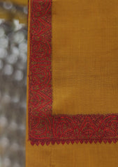 Pashmina Emboridered Shawl D - 169R - MUSTARD