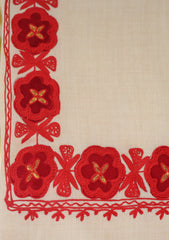 Pashmina Ari Work Shawl D - 132 - Skin