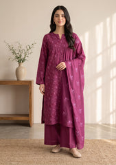 Winter - Rubaaiyat - Pashmina Embroidered 26 - D#09 - Pink