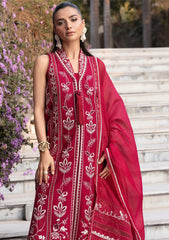 Lawn - Crimson - Flow Unstitched 26 - CFD#5A - A HANDMADE TALE