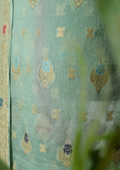 Formals - Fancy Closet - 2 pcs Suit - Chiffon Jamawar D#01 L Zink