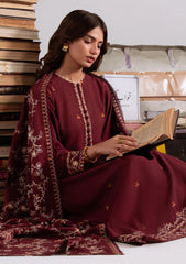 Winter - Cross Stitch - Khaddar Unstitched 25 - KAR#103 - WOVEN ELEGANCE