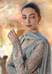 Lawn - Noor By Saadia Asad - Eid Luxury - Handwork Laserkari - NEH25#1A