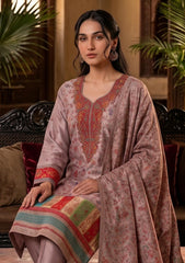 Formals - Fancy Silk Zari Jamawar - 3 Pcs Suit - D#16 - Skin