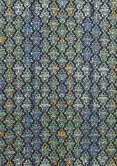 Elite Men China Boski Unstitched Waistcoat Fabric - D#88 - Multi