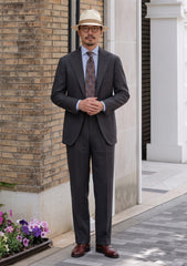 Carlo Barbera Riserva Superfine Exclusive Wool Fabric - R Black