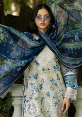Lawn - Elaf Premium - Signature Embroidered 26 - Vol II - ESG#08B - CELINE