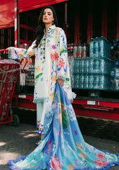 Lawn - Mushq - Hemline - La Dolce - Prints Vol-2 - HUN25#5B - FLAMING ROSES