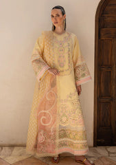Lawn - Marjjan - Ruhi - Unstitched 25 - MLL-05 A (YELLOW)