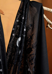 Pashmina Ari Work Jaaldar Shawl D#44 - Black