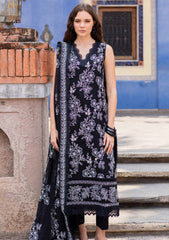 Lawn - Marjjan - Seraya - Embroidered 25 - MBL#22-A - BLACK